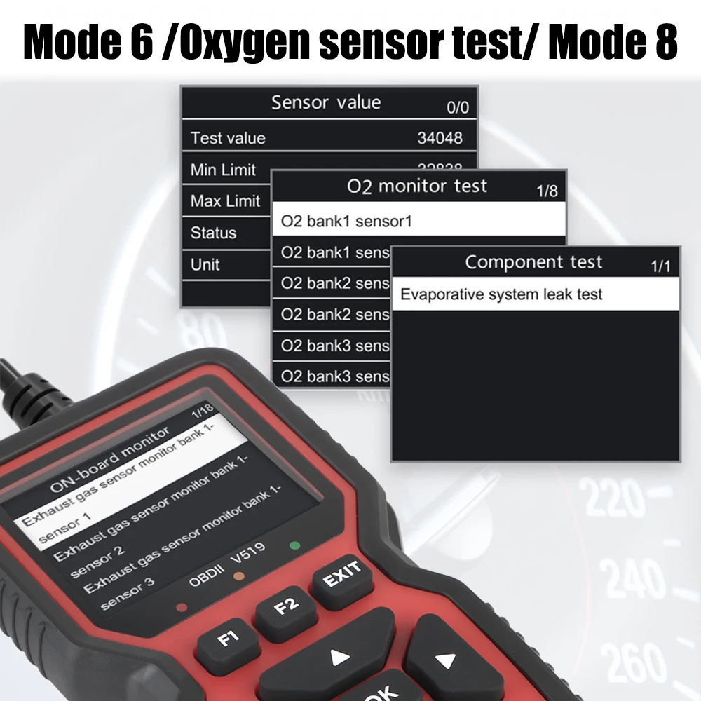 Сканер OBD2 автомобильный инструмент для диагностики неисправностей V519 Elm327