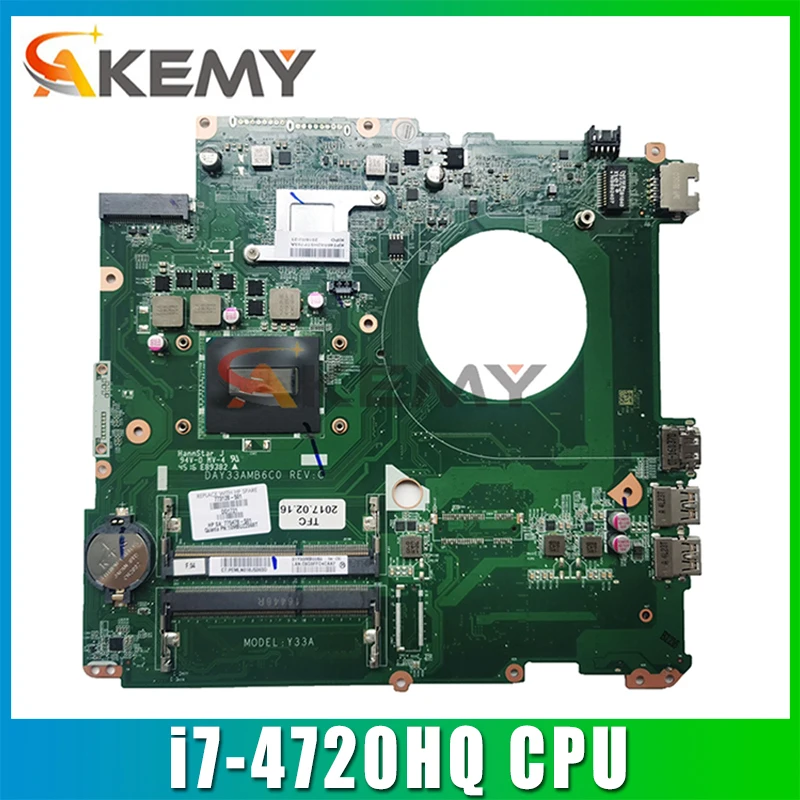 

Материнская плата для ноутбука HP Envy 17-K Series со штативом 2,60 ГГц CPU 793272-501 793272-001 DAY33AMB6C0 MB 100% протестирована Быстрая доставка