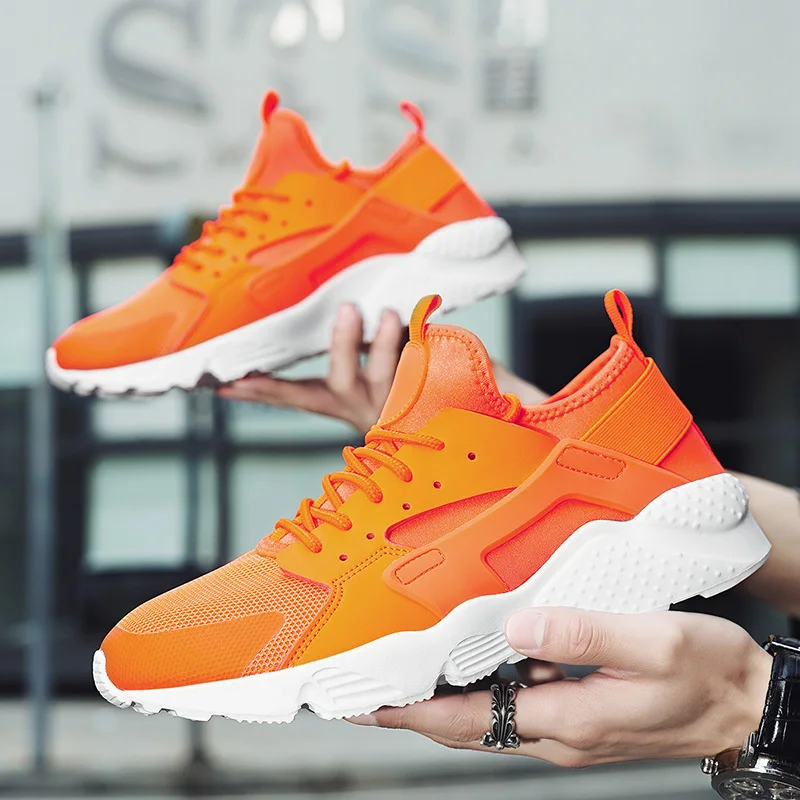 Мужские беговые кроссовки модная весенне-летняя амортизирующая сетчатая мягкая