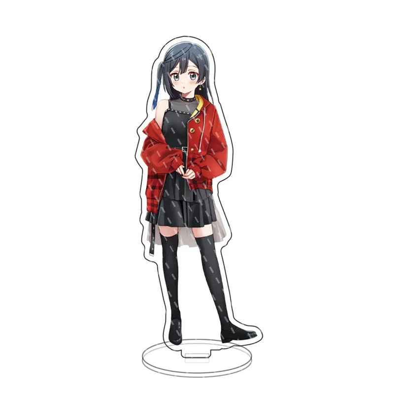 1 Pcs Cute Anime LoveLive Acrylic Stand Model Love Live Shibuya Kanon Tang Ke Arashi Chisato Heanna Sumire Action Figure Toys |