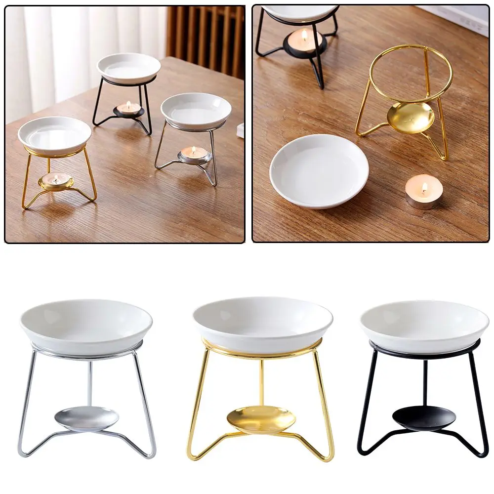 

Fashion Ceramic Ornaments Meditation Tealight Holder Essential Oil Lamp Aromatherapy Burner Aroma Diffuser