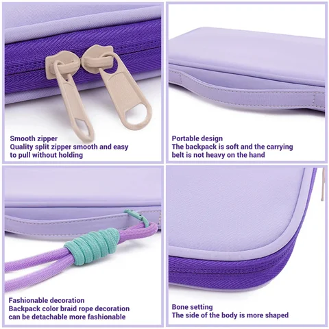 Чехол для iPad Samsung Xiaomi Lenovo 11-13in, Модный ударопрочный защитный чехол с несколькими карманами