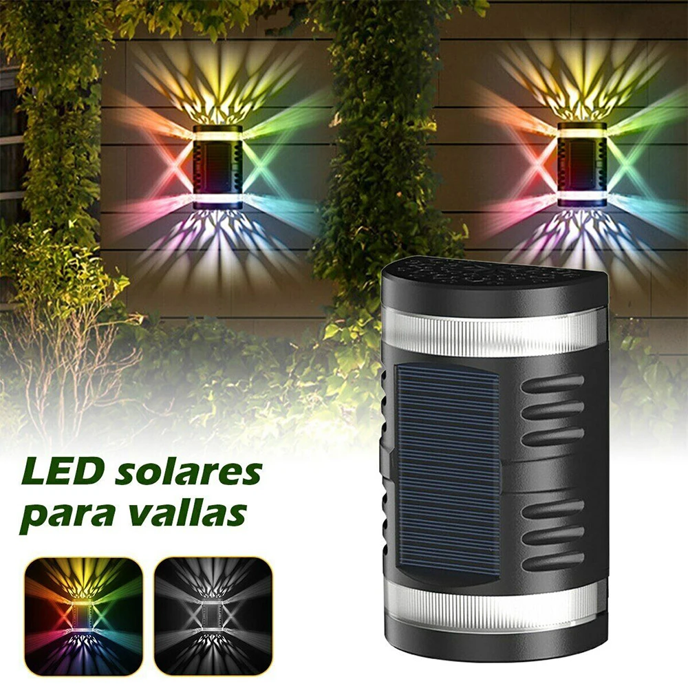 

Led Solar Wall Light Waterproof Outdoor Wall Lamp Made of ABS material Simple Style Courtyard Wall Light Garden Wall Light