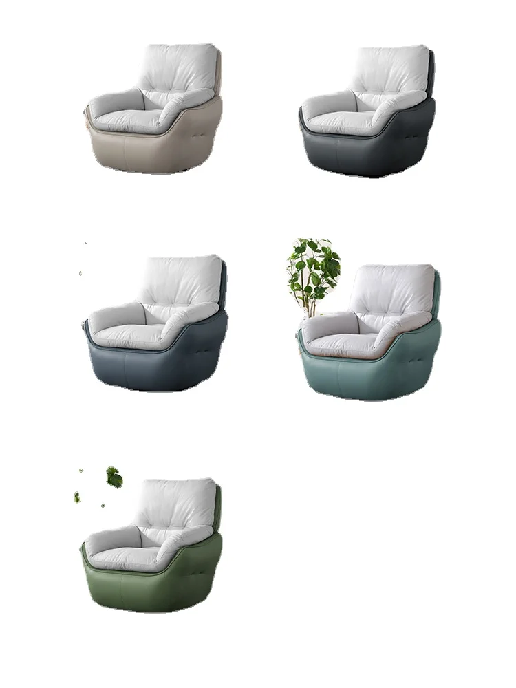 

YY Single Sofa Chair Modern Minimalist Living Room Bedroom Swivel Chair Recliner