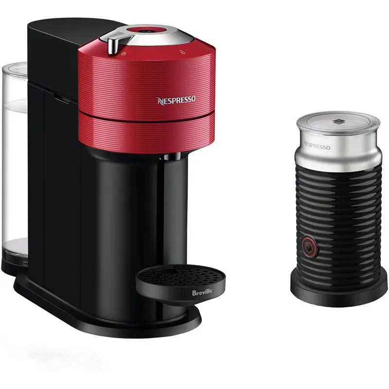 

HOT SALE Vertuo Next Coffee and Espresso Maker in Red plus Aeroccino3 Milk Frother in Black 2023