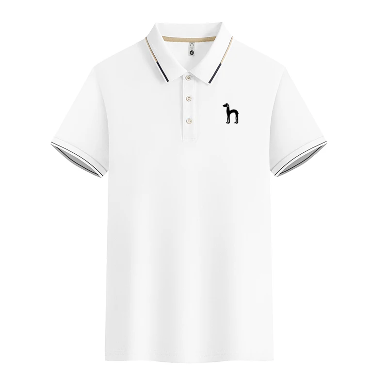 

Summer Fashion Men's Polo Shirt Turn Down Collar Slim Fit Solid Color Button Breathable Men Polos Casual Men Clothing Tops Tee