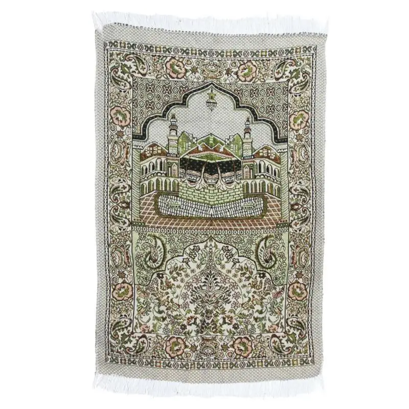 

27.5 X 43.3in Muslim Prayer Mat Islamic Prayer Rug With Beautiful Patterns Portable Prayer Mat Rug For Ramadan Muslim Men And