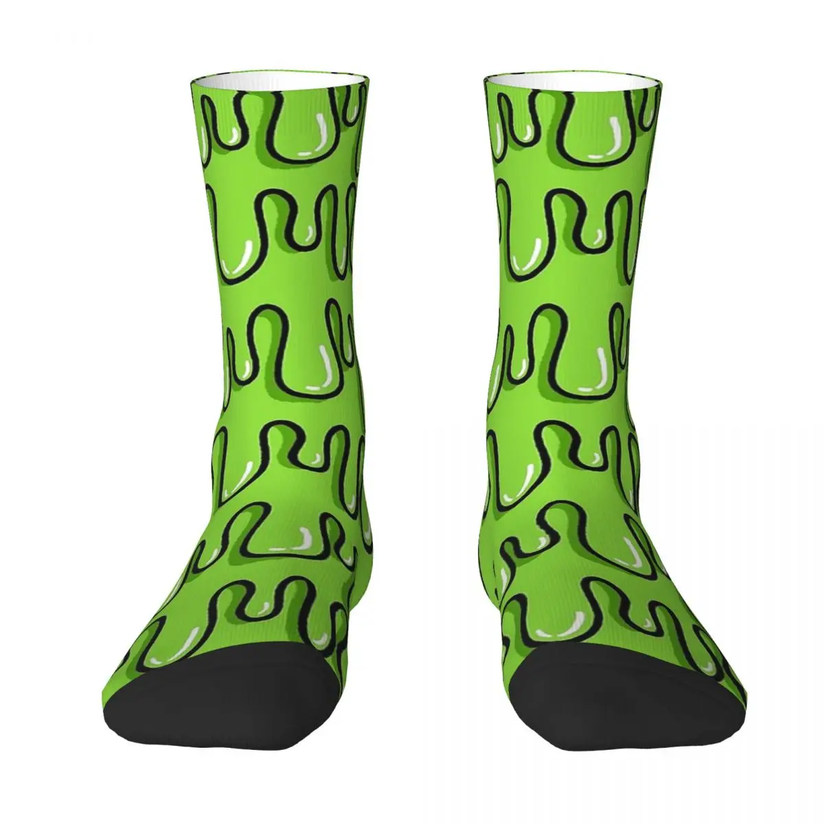 

Зеленые Носки Drippy Frankenstein унисекс Зимние носки в стиле хип-хоп счастливые носки уличный стиль сумасшедшие носки