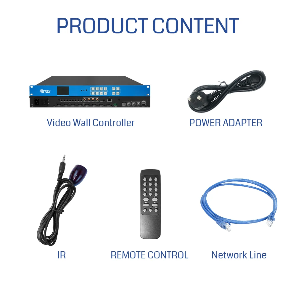 Контроллер видеостен 4K60, матричный HDMI-процессор и мультиэкранный процессор для систем безопасности, мониторинга и конференц-залов (art.: 3920dbc4db350) - 3920dbc4db350