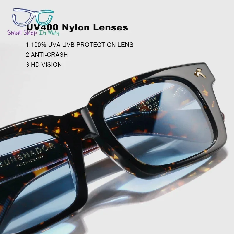 Модные мужские модные солнцезащитные очки в квадратной оправе UV400 SQUENTIN женские с