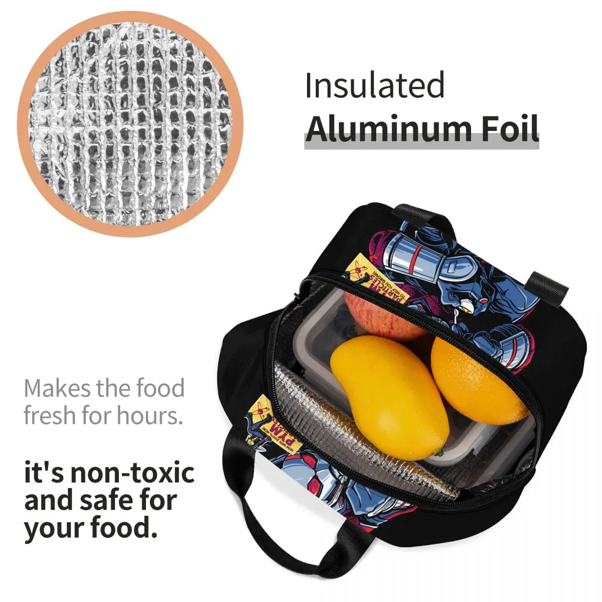 Контейнер для ланча мужчин и женщин из алюминиевой фольги