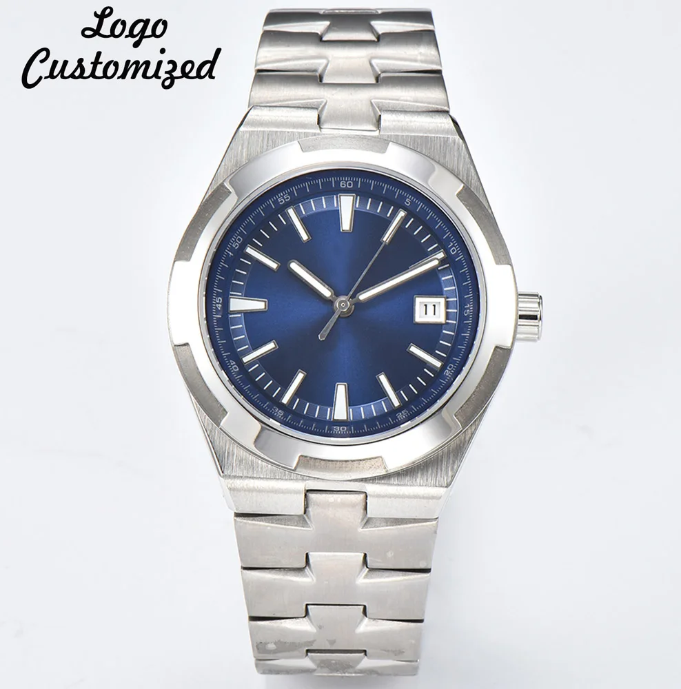 41mm Watch Men's Miyota 8215 Automatic Movement Stainless Steel Sapphire Glass Waterproof 100 m Custom logo ﻿