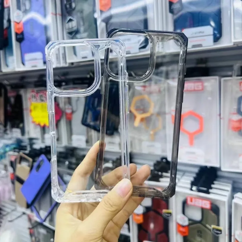 Прозрачный Защитный Чехол BXU Plyo Pro AG Для Apple iPhone 16 Max Plus 15 14 13 12 — Противоударный