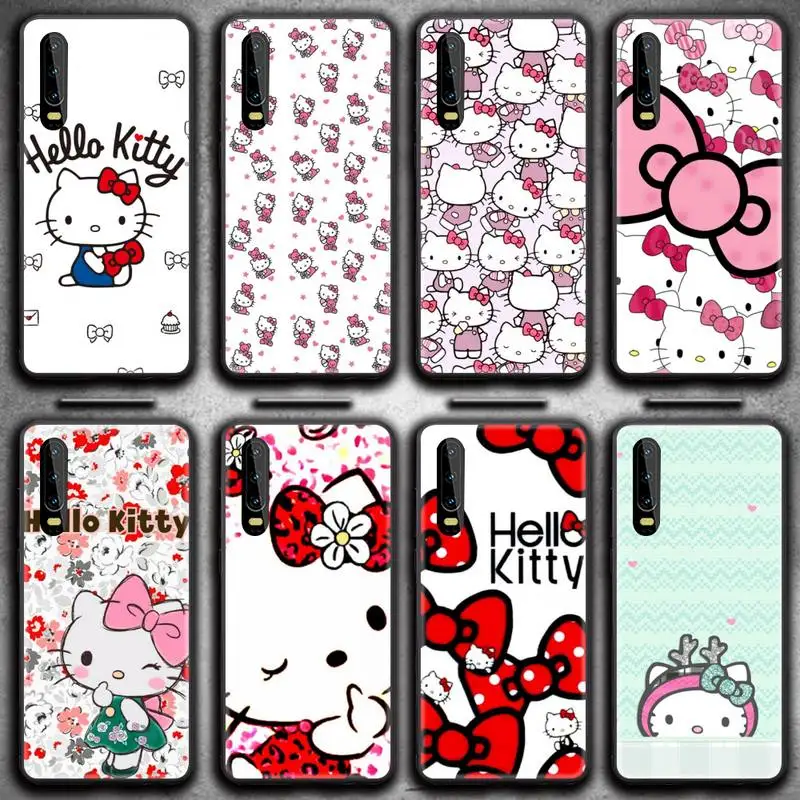 

Hello Kitty Phone Case for Huawei P20 P30 P40 lite E Pro Mate 40 30 20 Pro P Smart 2020
