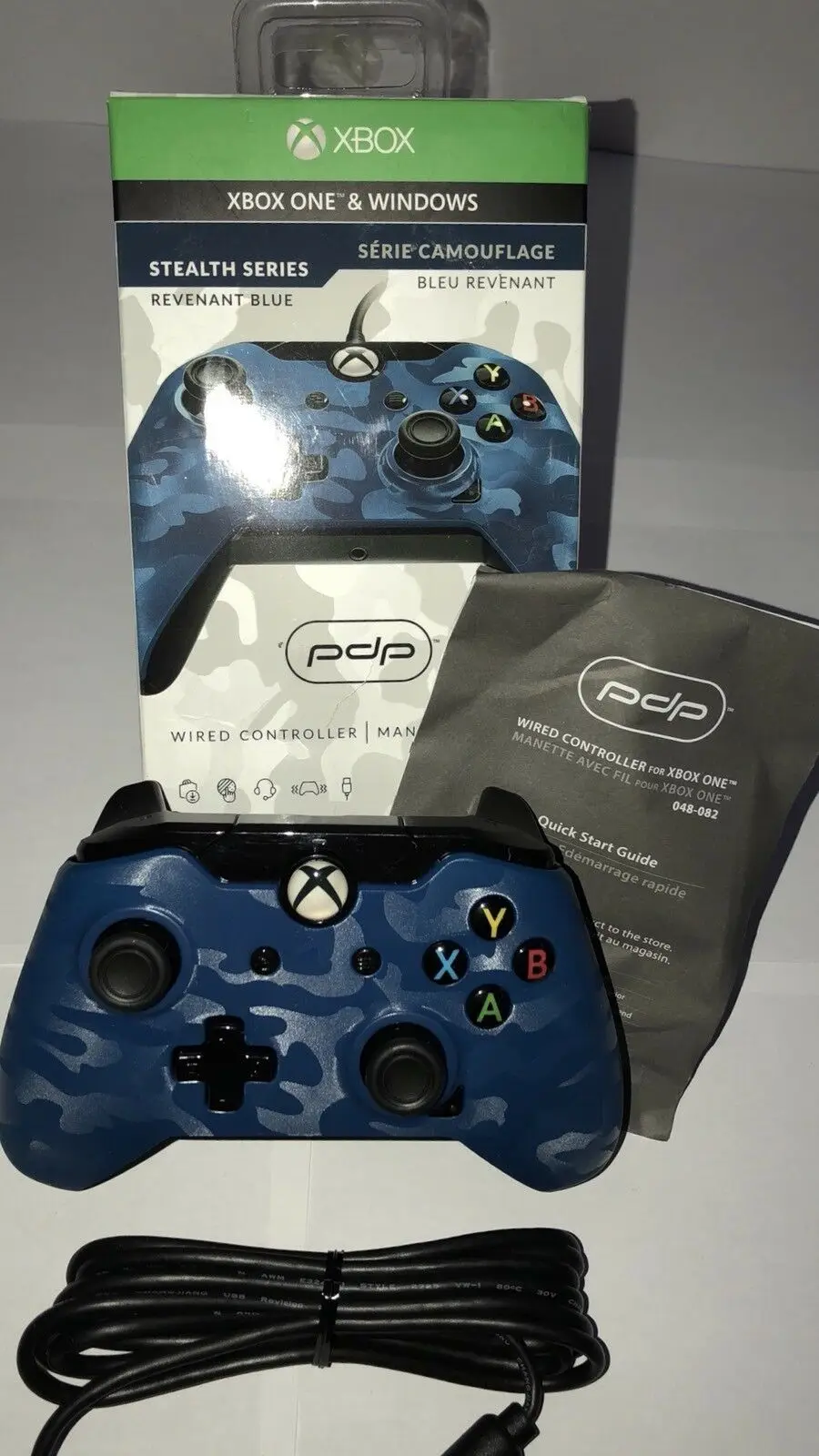 

2022 2022 NEW WIRED Xbox One Controller -PDP Revenant Blue Camouflage Edition (USED)25% OFF