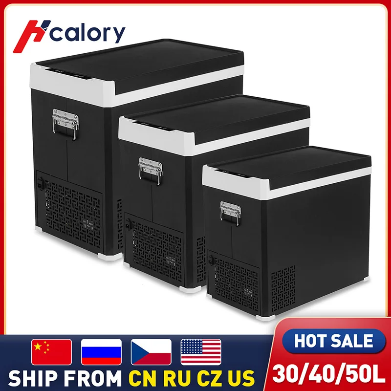 

Портативный холодильник Hcalory, 12 В, 24 В, 220 В, 40 л