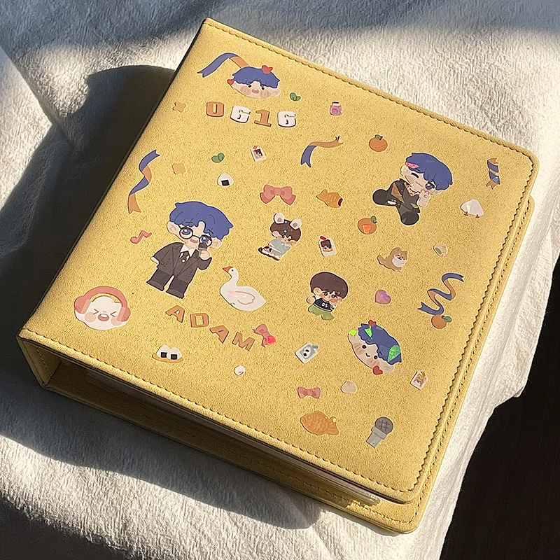 

3/4/5/6 inch two compartment album containing this cover loose leaf card album photo postcard album small card album photo album