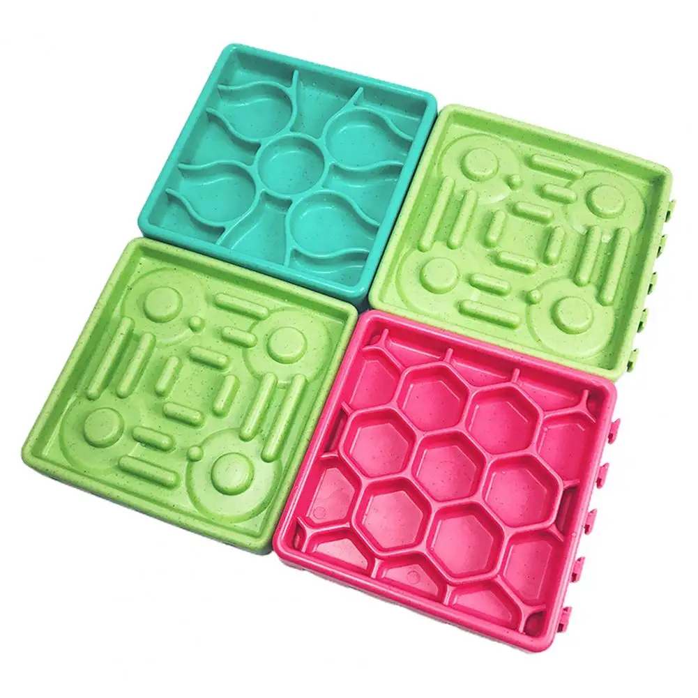 

Pet Feeding Tool Safe Dog Slow Feeder Lick Tray Combination Kit for Indoor
