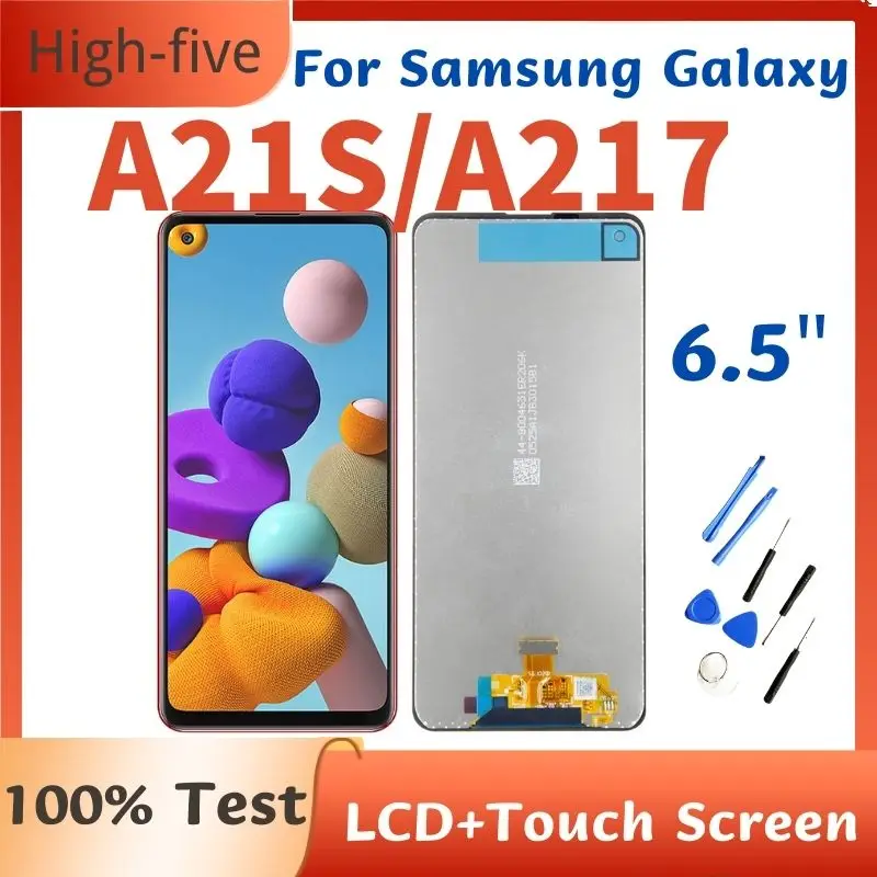 

6.5" Original For Samsung Galaxy A21s A217 A217F LCD Touch Screen Digitizer For Samsung A21s SM-A217F/DS Display Replacement