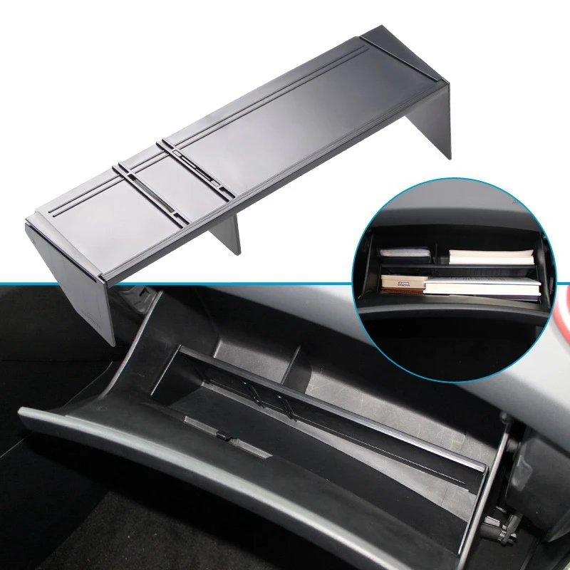 

Glove Box Organizer Interval Car Center Console Storage Insert Divider Accessories Set For Hyundai IX35 2018-2020