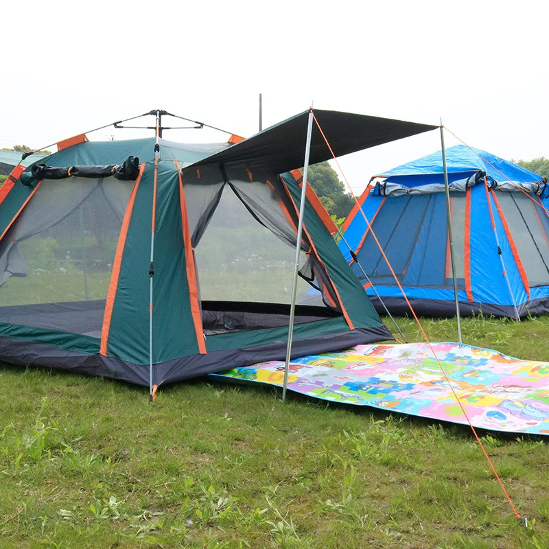 

Jusenda Outdoor Automatic Quick Open Tent Rainfly Waterproof Camping Tent Family Outdoor Instant Setup Tent with Carring Bag