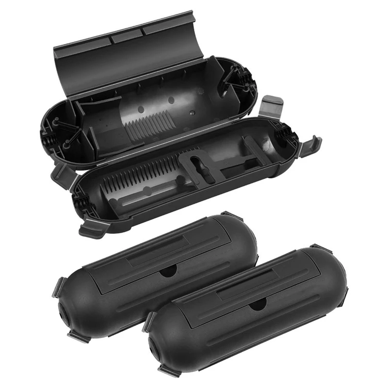 

Коробка для соединения шнура, Черная защитная крышка удлинителя, уплотнитель для наружной безопасности, погодозащищенная влагостойкая кор...