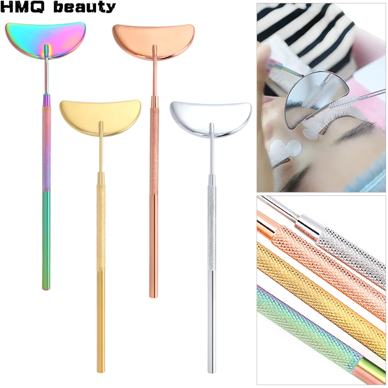 Полумесяц зеркало для ресниц увеличительное макияжа многофункциональное