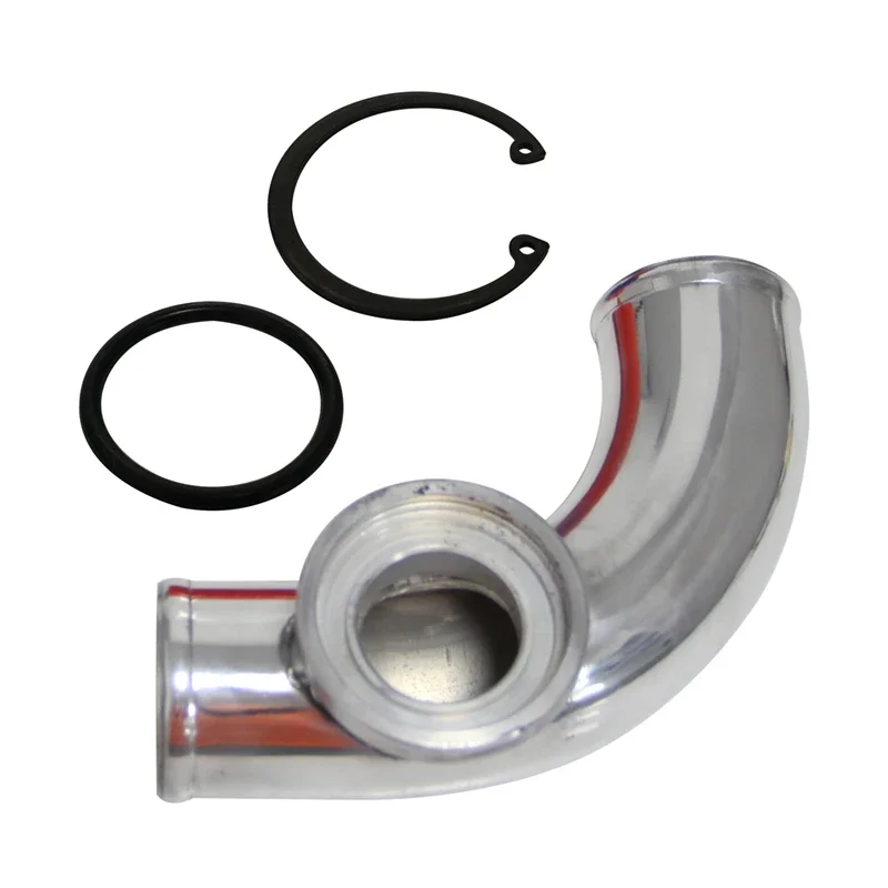 Фото Адаптер для клапана Blow Off Valve (BOV) 2 дюйма (51 мм) 90 градусов, из нержавеющей стали и алюминия, для турбонаддува. №4