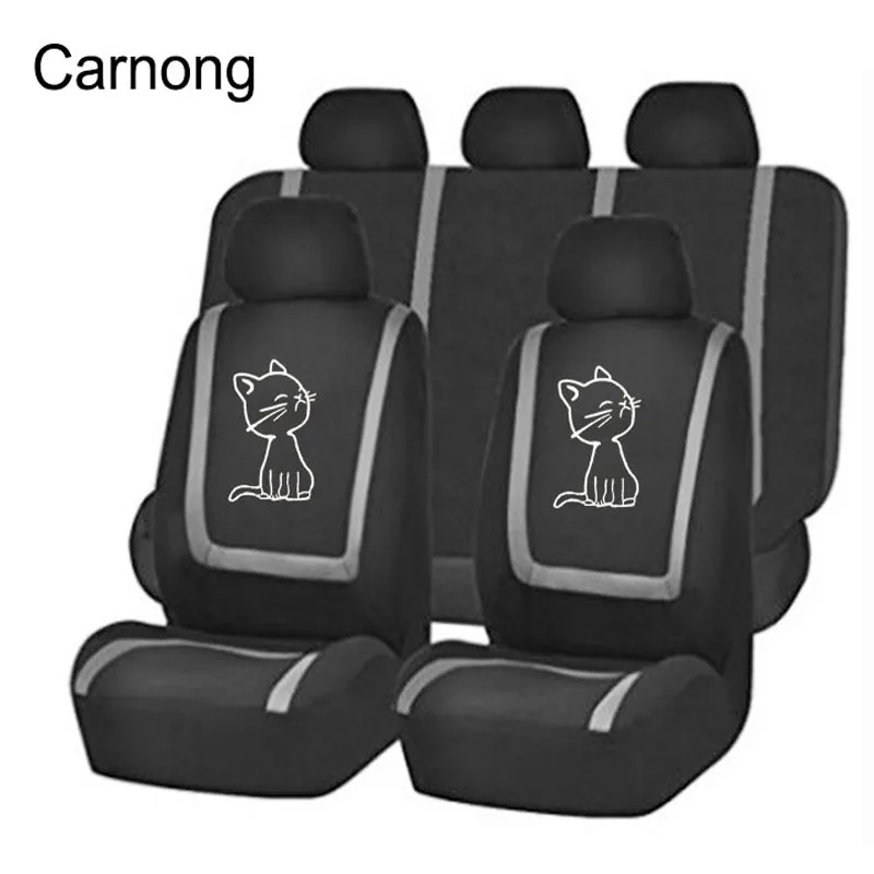 Автомобильный чехол на сиденье Carnong универсальный женский милый кот мультяшная