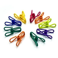 30pcs 60pcs chip clipsutility pvc coated clips for snack bagsclothes pinsfood packagemini metal clips photospicturespapers