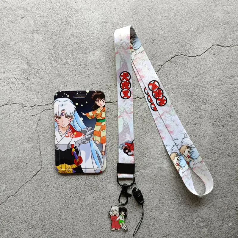 1 шт. Новый японский аниме Inuyasha брелок для шеи держатель ID подвеска карта