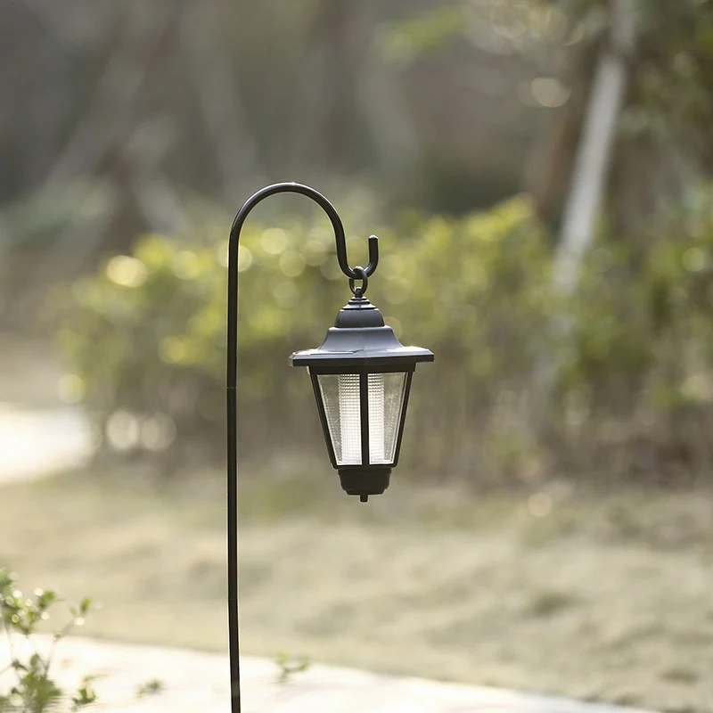 Ретро Шестиугольная Солнечная Лампа Наружное Настенное Освещение