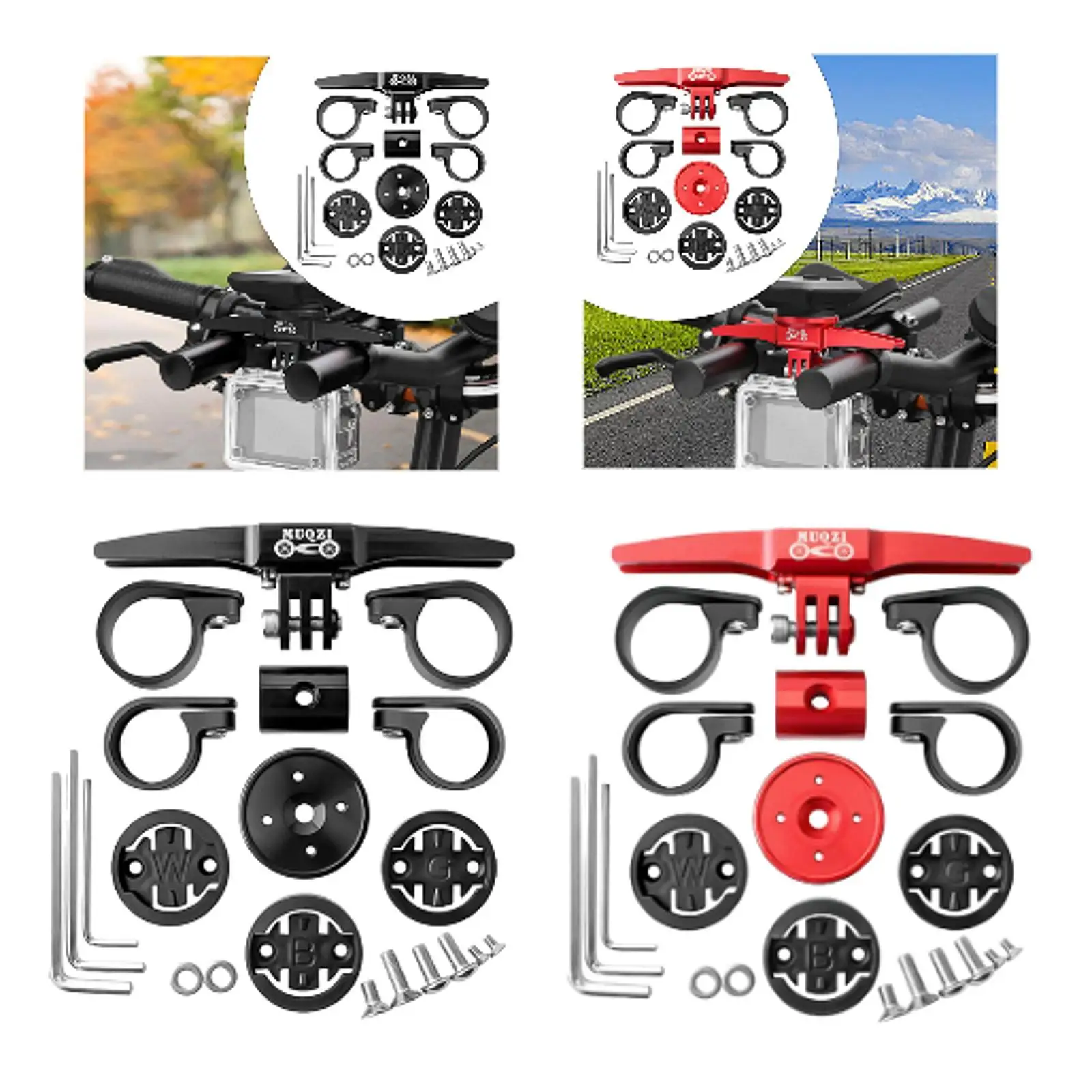 Черное крепление для компьютера или велосипеда