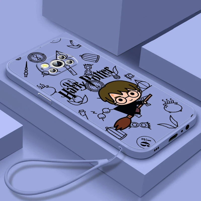 

Dark Potters Anime Harries Cute Case For Xiaomi Mi Poco X4 X3 C40 C3 M4 M3 F4 F3 GT Pro NFC 5G Soft Liquid Rope Phone Cover Core