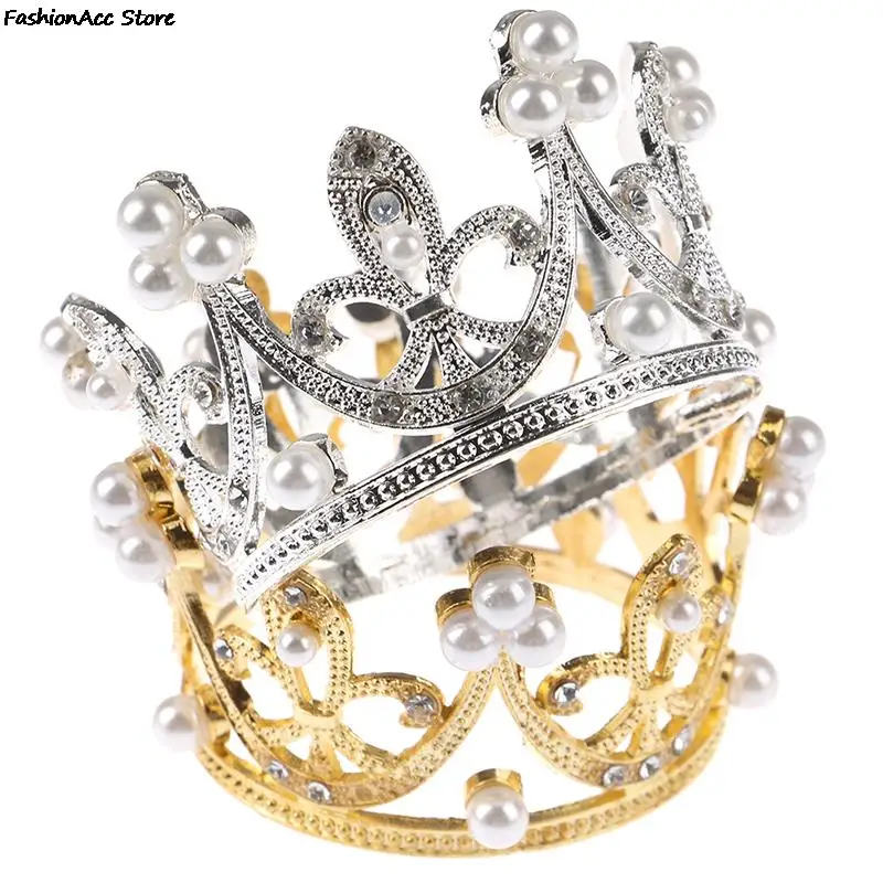 Мини Золотая Корона принцесса искусственные волосы подарок на день Святого