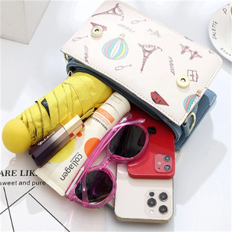 Fashion Luggage &Bags Women's Handbags Crossbody NEW Large-capacity High-end Luxury Square PU Casual  Ladies Bolsos