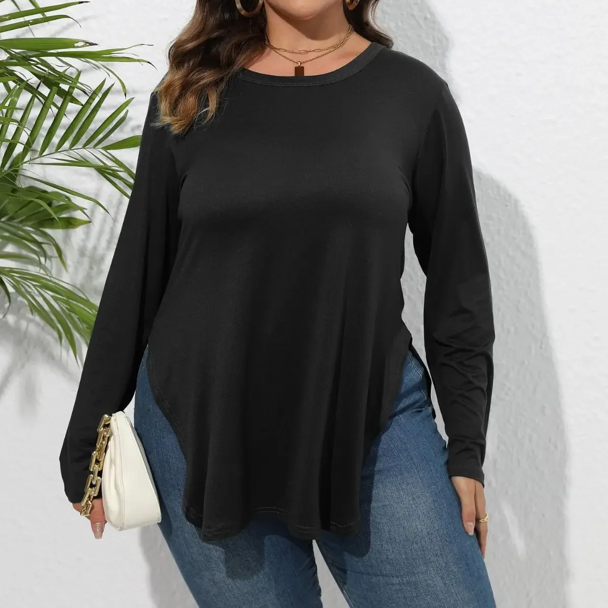 Женская Асимметричная футболка