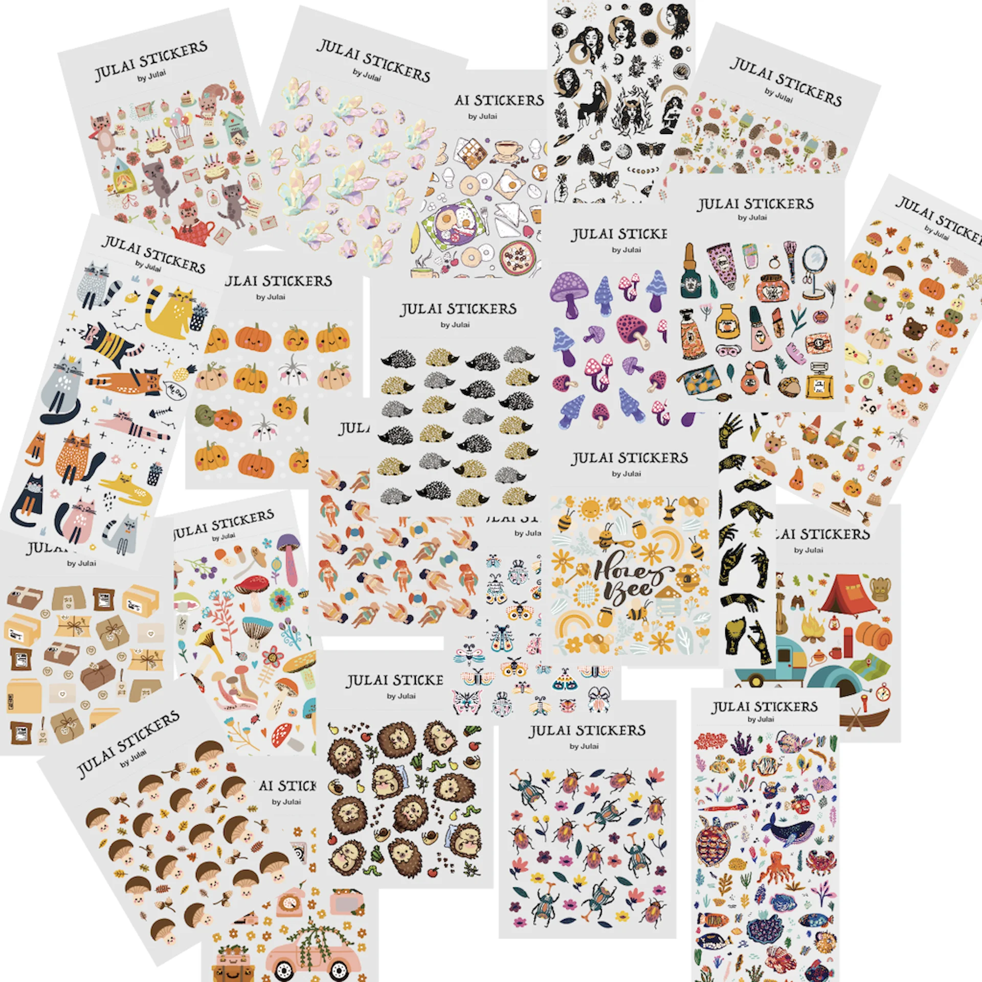 

Colorful Decorative Mushrooms and Autumn Diary DIY Decoration Sticker for Album Notebook