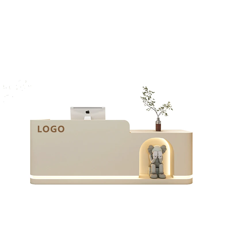 Эстетическая мебель для приема кафедра простой салон стол стойка парикмахерская