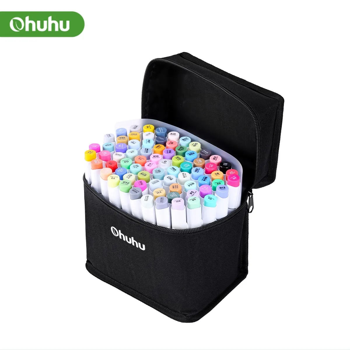 Ohuhu 40 Colors Dual Tips Alcohol Art Markers, Fine & Chisel Great
