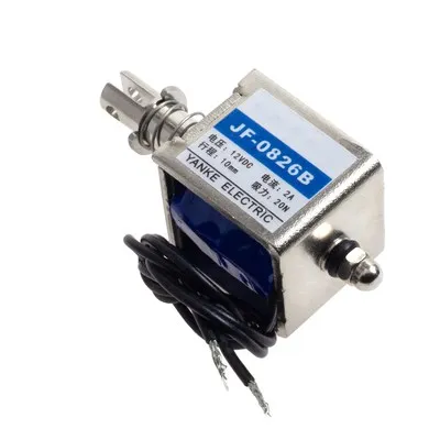 JF-0826B трафаретная нажимная тяга постоянный Электромагнит DC12V24V6v ход 10 мм