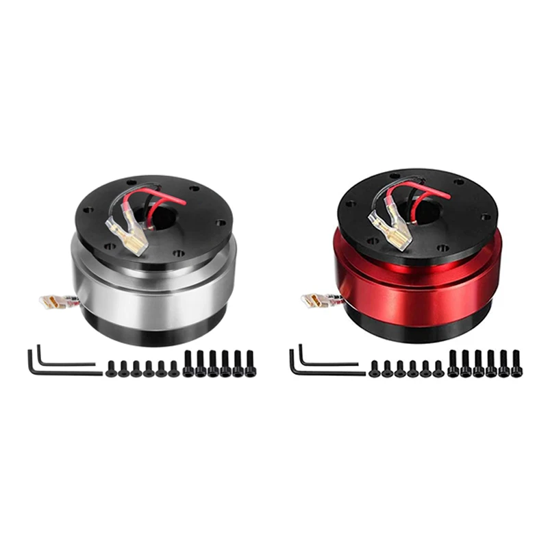 

Steering Wheel Hub Adapter Quick Release - Universal 6 Hole Steering Wheel Quick Release Hub Adapter Snap Off Kit