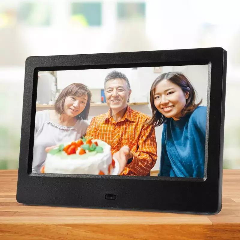 

Marco de fotos digital 7 inch Screen 16:9 Digital Photo Frame Electronic Album Picture Music Movie Full Function Good Gift Home