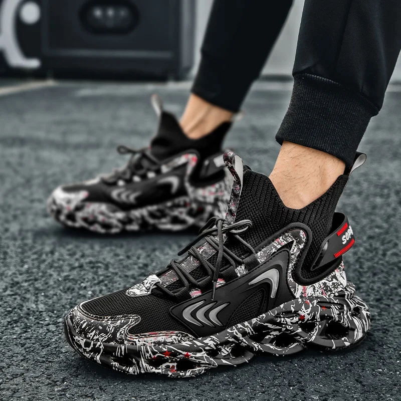 Fashion Shoes Men Sneakers Male Casual Mens Shoes Tenis Luxury Shoes Trainer Race Breathable Shoes Loafers Running Shoes For Men