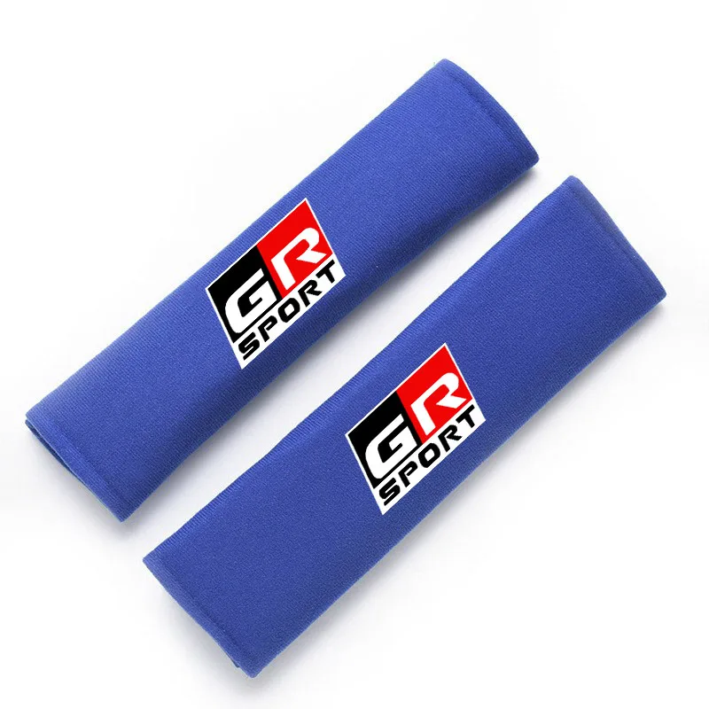 

Автомобильный ремень безопасности, наплечная крышка, дышащая для Toyota GR Sport Gazoo Racing Yaris 86 Corolla Hilux Supra C-HR аксессуары