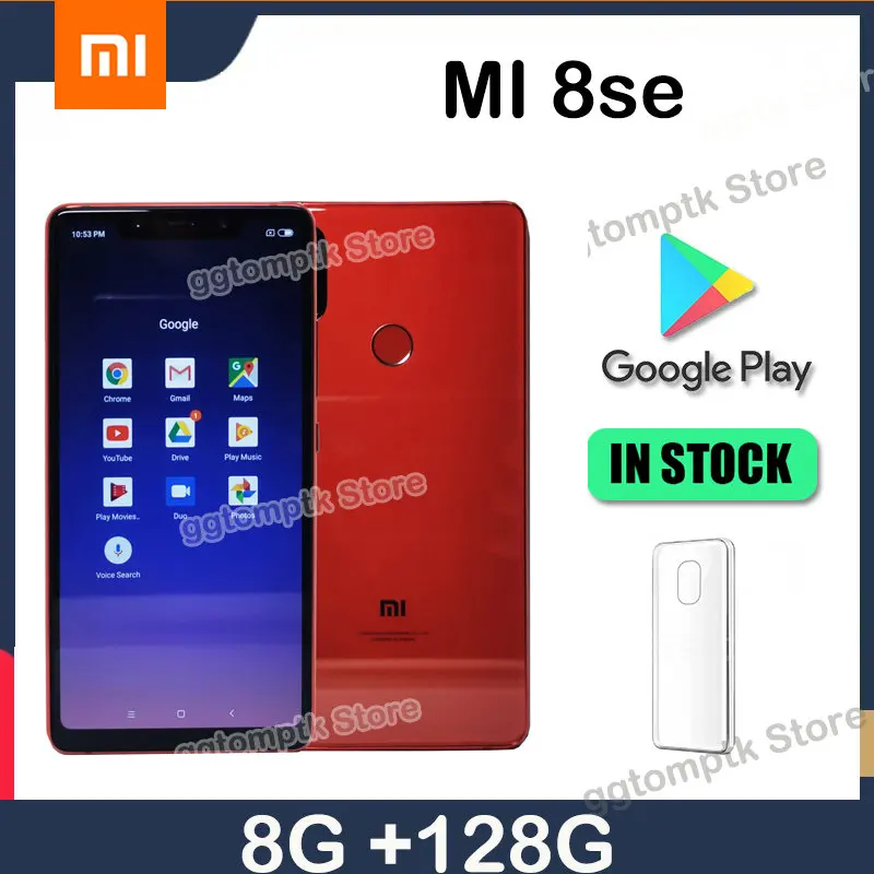 

Original Xiaomi MI 8 SE Cellphone, With Phone Case, Dual SIM Smartphone 3120mAh Baterry Android Cell Phone (Random Color）