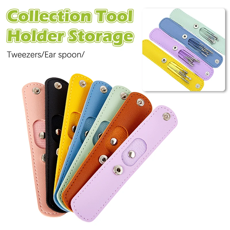 

1PC Ear Spoon Storage Box Holster Nose Hair Clip Holster Ear Picking Tool