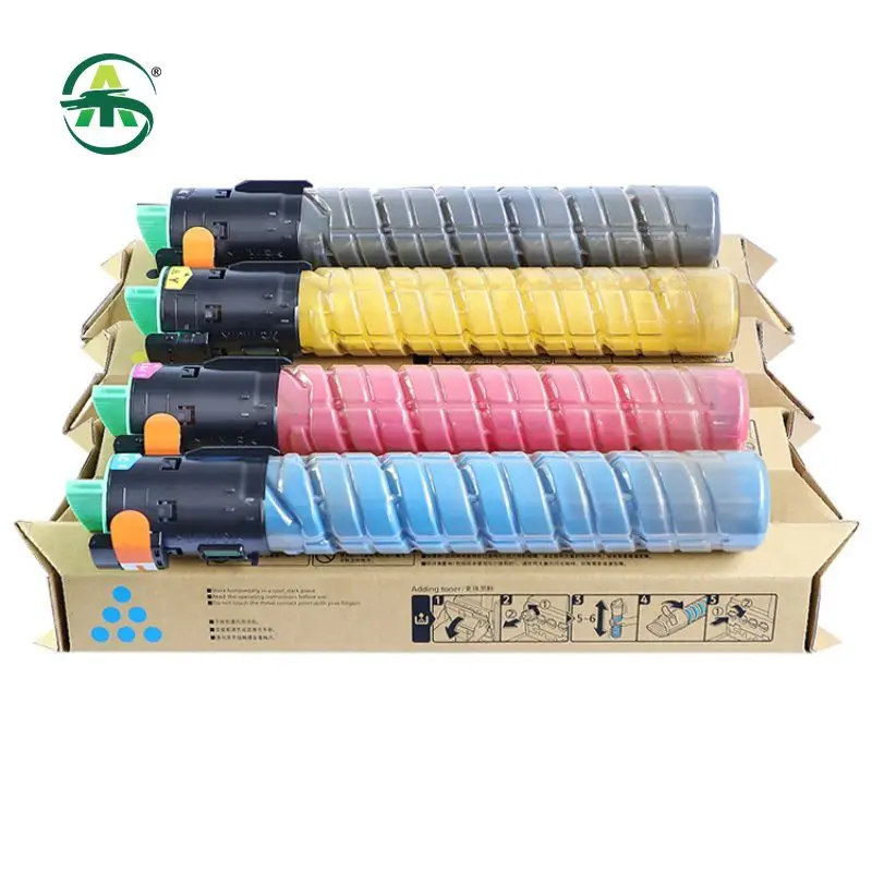 

MPC 2550 2551 Printer Toner Cartridge Compatible for RICOH Aficio MP C2010 C2030 C2050 C2051 C2530 C2550 C2551 Bk215 CMY80g 1PC
