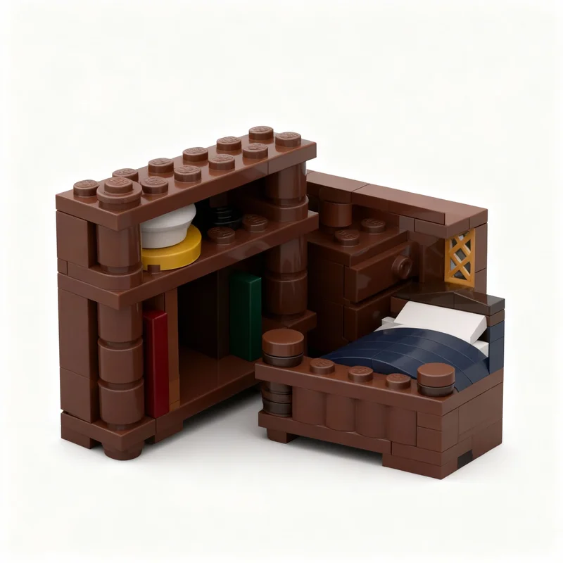 Фото 4137 деталей MOC Средневековый модульный трехэтажный таверна-замок, модель для сборки, строительные блоки, конструктор, рождественские подарки, кирпичики для детей №2