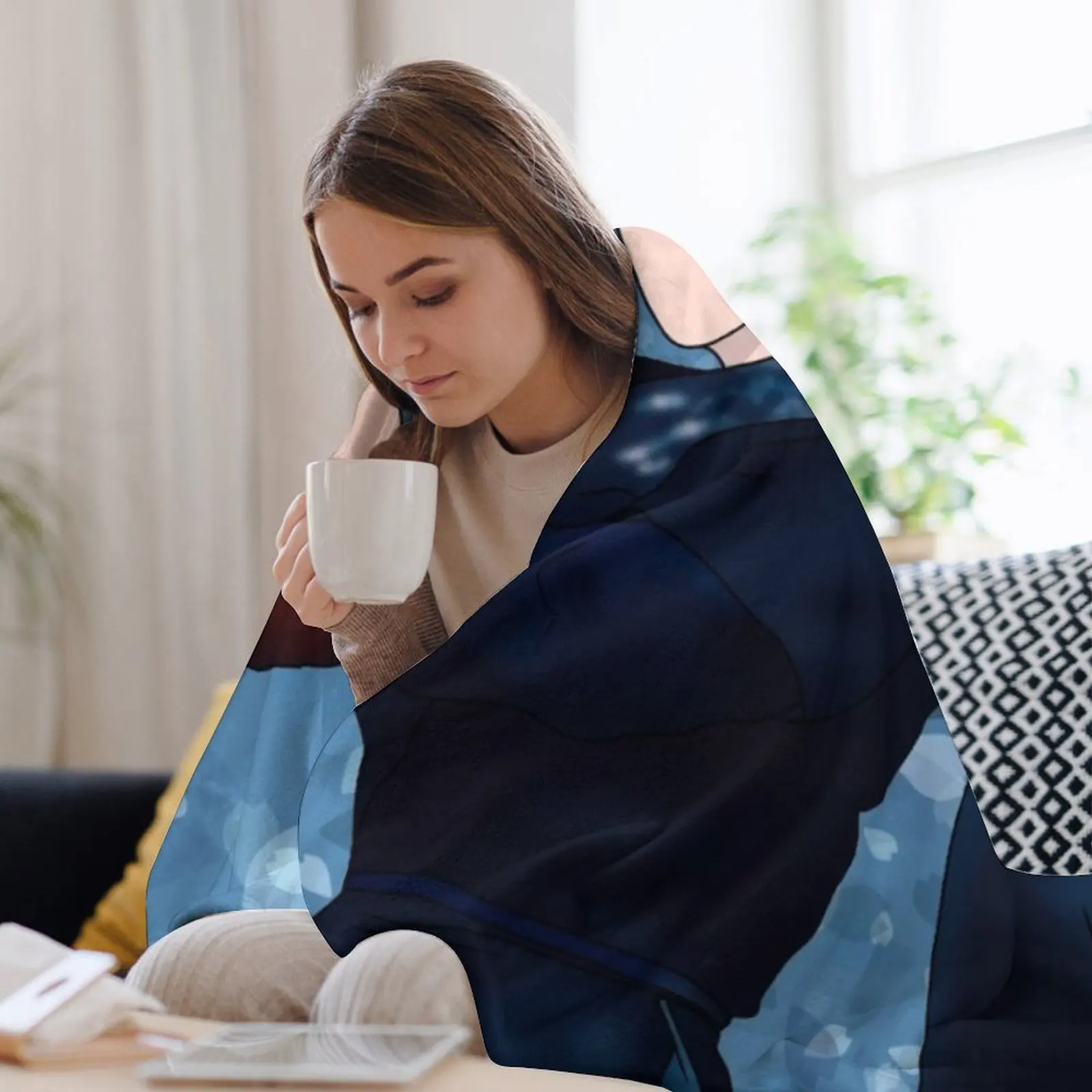 bg ver Хванвунг и RAVN Luna минималистское одеяло теплое зимнее для кровати пляжные